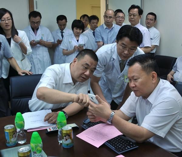 廣東省衛計委陳元勝主任一行考察康美藥業互聯網醫療